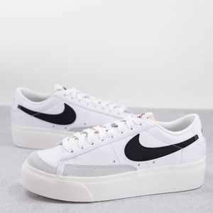 Nike platform blazers low womens 7, eur 38